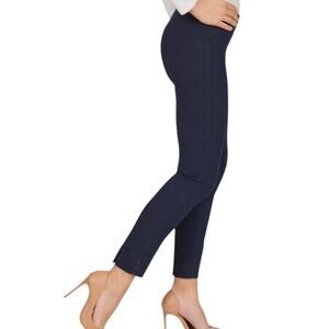 Robell Rose 09 Navy Slim Pants Women’s US 8 Medium Stretch Comfort Trousers